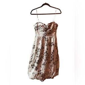 vivienne  tam Strapless Mini Silk Dress Size:4